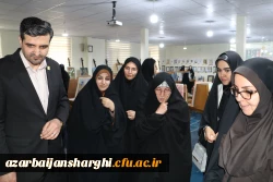 افتتاح یازدهمین نمایشگاه آثار هنری دانشجو معلمان و اساتید  دانشگاه فرهنگیان آذربایجان شرقی 14