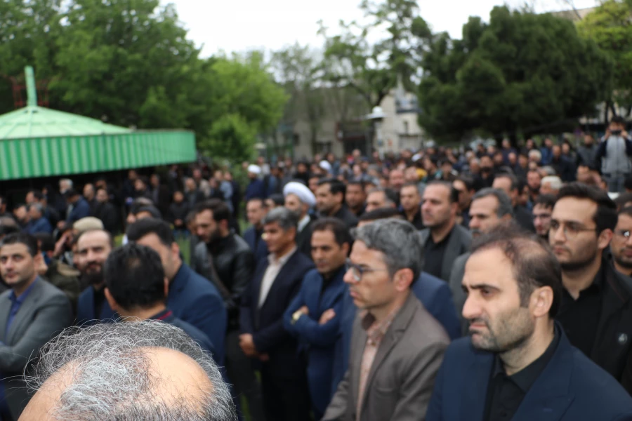 وداغ با شهیدان خدمت در تبریز 7