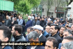 وداغ با شهیدان خدمت در تبریز 8