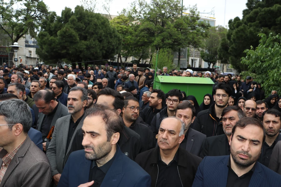 وداغ با شهیدان خدمت در تبریز 9