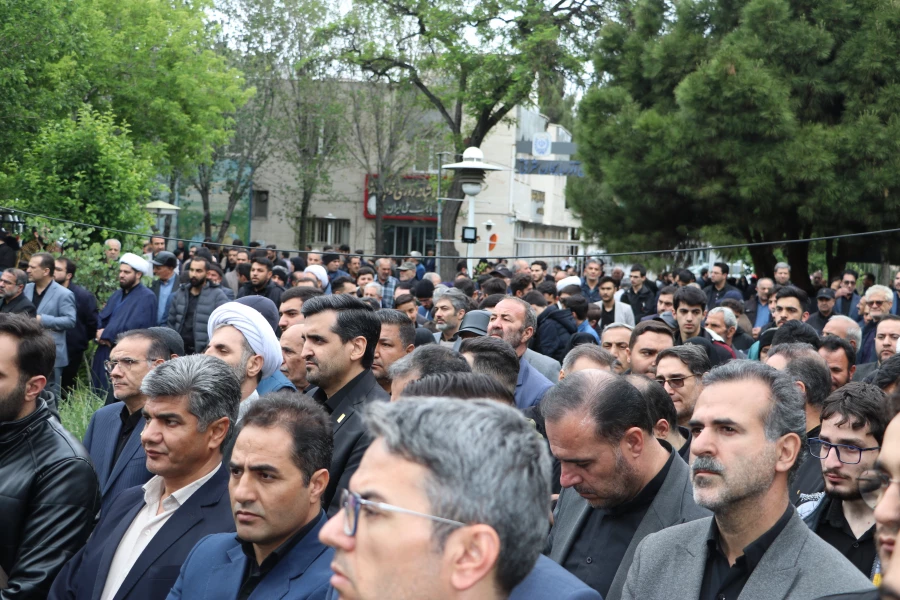 وداغ با شهیدان خدمت در تبریز 11