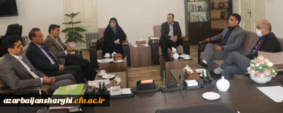 بازدید و بررسی فرایند تغییر چارت سازمانی و تبدیل پردیس ها به  دانشکده در  دانشگاه فرهنگیان آذربایجان شرقی 