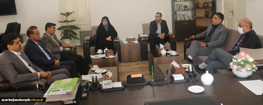 بازدید و بررسی فرایند تغییر چارت سازمانی و تبدیل پردیس ها به  دانشکده در  دانشگاه فرهنگیان آذربایجان شرقی  2