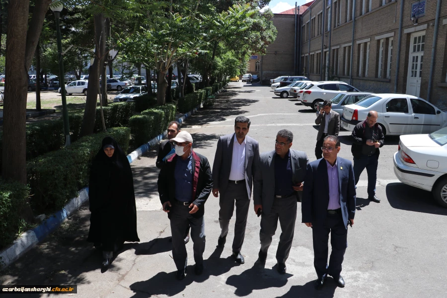 بازدید و بررسی فرایند تغییر چارت سازمانی و تبدیل پردیس ها به  دانشکده در  دانشگاه فرهنگیان آذربایجان شرقی  7