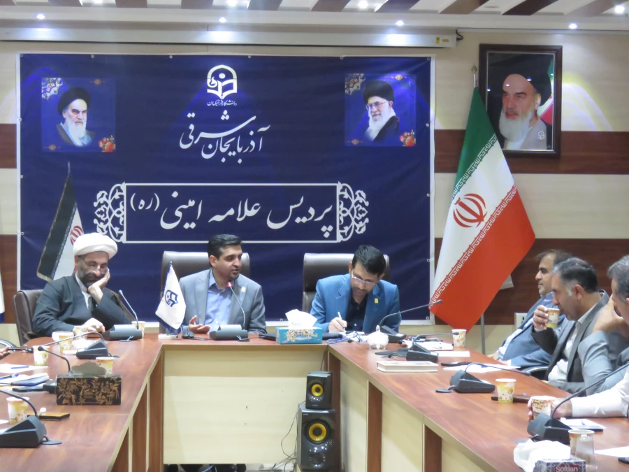 جلسه شورای تخصصی فرهنگی و اجتماعی دانشگاه فرهنگیان  اذربایجان شرقی  با حضور ایراهیمی سرپرست معاونت فرهنگی ساز مان مرکزی 5