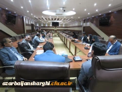 جلسه شورای تخصصی فرهنگی و اجتماعی دانشگاه فرهنگیان  اذربایجان شرقی  با حضور ایراهیمی سرپرست معاونت فرهنگی ساز مان مرکزی 8