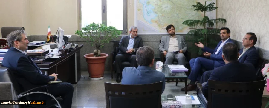 جلسه رفع کمبود فضاهای آموزشی دانشگاه فرهنگیان در استانداری آذربایجان شرقی 6