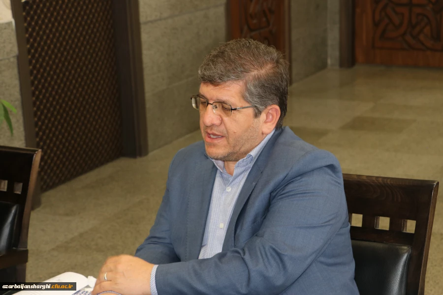 جلسه رفع کمبود فضاهای آموزشی دانشگاه فرهنگیان در استانداری آذربایجان شرقی 12