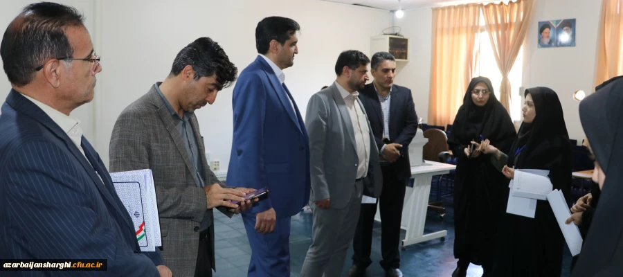 بازدید معاون دانشجویی دانشگاه فرهنگیان کشور و رئیس دانشگاه فرهنگیان آذربایجان شرقی از فرایند مصاحبه پذیرفته شدگان چند برابر ظرفیت دانشگاه فرهنگیان آذربایجان شرقی 2