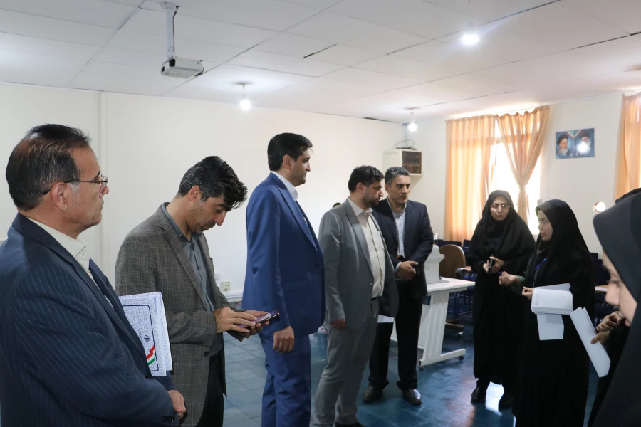 بازدید معاون دانشجویی دانشگاه فرهنگیان کشور و رئیس دانشگاه فرهنگیان آذربایجان شرقی از فرایند مصاحبه پذیرفته شدگان چند برابر ظرفیت دانشگاه فرهنگیان آذربایجان شرقی 8