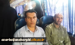 مراسم بدرقه زائران اربعین  با حضور هیئت رئیسه دانشگاه فرهنگیان آذربایجان شرقی 6