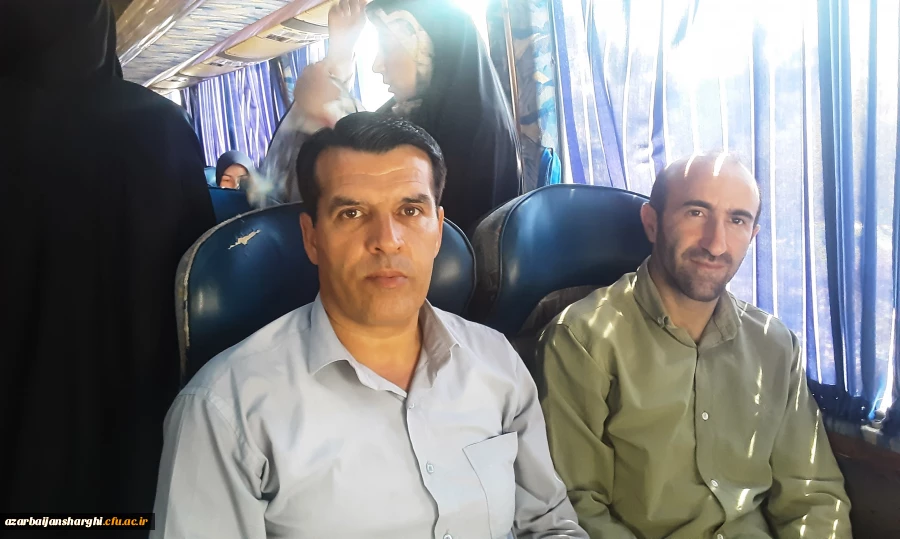 مراسم بدرقه زائران اربعین  با حضور هیئت رئیسه دانشگاه فرهنگیان آذربایجان شرقی 6