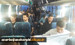 مراسم بدرقه زائران اربعین  با حضور هیئت رئیسه دانشگاه فرهنگیان آذربایجان شرقی 8