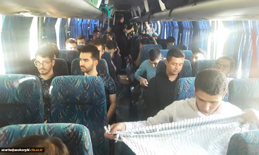 مراسم بدرقه زائران اربعین  با حضور هیئت رئیسه دانشگاه فرهنگیان آذربایجان شرقی 8