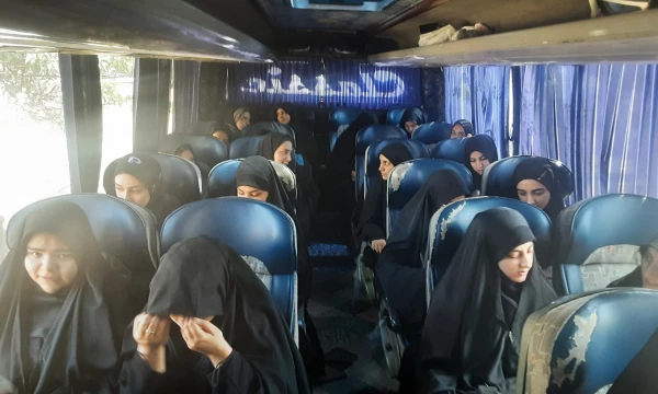 مراسم بدرقه زائران اربعین  با حضور هیئت رئیسه دانشگاه فرهنگیان آذربایجان شرقی 14