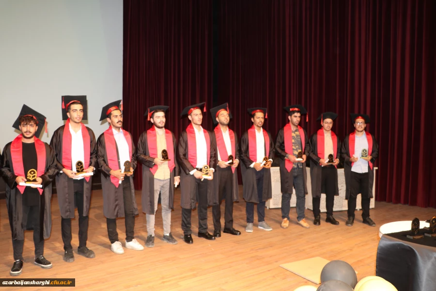 تصاویر جشن دانش آموختگی ورودی ۹۹ دانشجویان دانشگاه فرهنگیان آذربایجان شرقی 45