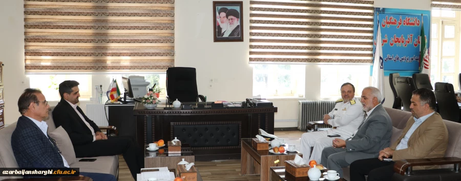 دیدار مدیرکل حفظ ونشر ارزش های دفاع مقدس با رئیس دانشگاه فرهنگیان آذربایجان شرقی  2