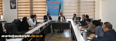 بازدید مدیر امور مدارس وابسته و کارورزی دانشگاه فرهنگیان از مدیریت استانی آذربایجان شرقی