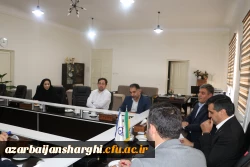 بازدید ملخاصی مدیر امور مدارس وابسته و کارورزی دانشگاه فرهنگیان از مدیریت استانی آذربایجان شرقی 3