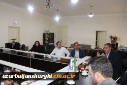 بازدید ملخاصی مدیر امور مدارس وابسته و کارورزی دانشگاه فرهنگیان از مدیریت استانی آذربایجان شرقی 10