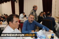 ضیافت شام  کارکنان دانشگاه فرهنگیان استان 12