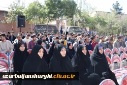 آیین افتتاح یادمان شهید گمنام دانشگاه فرهنگیان استان آذربایجان شرقی 5
