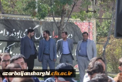 آیین افتتاح یادمان شهید گمنام دانشگاه فرهنگیان استان آذربایجان شرقی 9