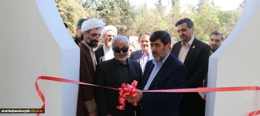 آیین افتتاح یادمان شهید گمنام دانشگاه فرهنگیان استان آذربایجان شرقی 5