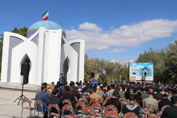 آیین افتتاح یادمان شهید گمنام دانشگاه فرهنگیان استان آذربایجان شرقی 8