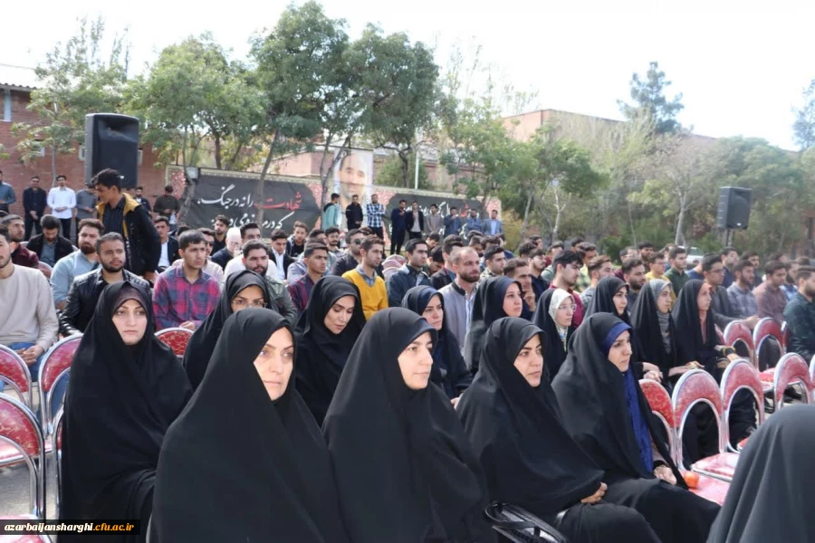 آیین افتتاح یادمان شهید گمنام دانشگاه فرهنگیان استان آذربایجان شرقی 10