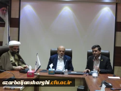 حضور دکتر منادی رئیس کمیسیون آموزش و تحقیقات مجلس شورای اسلامی در دانشگاه فرهنگیان استان آذربایجان شرقی 4