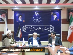 حضور دکتر منادی رئیس کمیسیون آموزش و تحقیقات مجلس شورای اسلامی در دانشگاه فرهنگیان استان آذربایجان شرقی 5