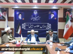 حضور دکتر منادی رئیس کمیسیون آموزش و تحقیقات مجلس شورای اسلامی در دانشگاه فرهنگیان استان آذربایجان شرقی 15