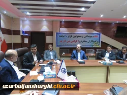 حضور دکتر منادی رئیس کمیسیون آموزش و تحقیقات مجلس شورای اسلامی در دانشگاه فرهنگیان استان آذربایجان شرقی 29