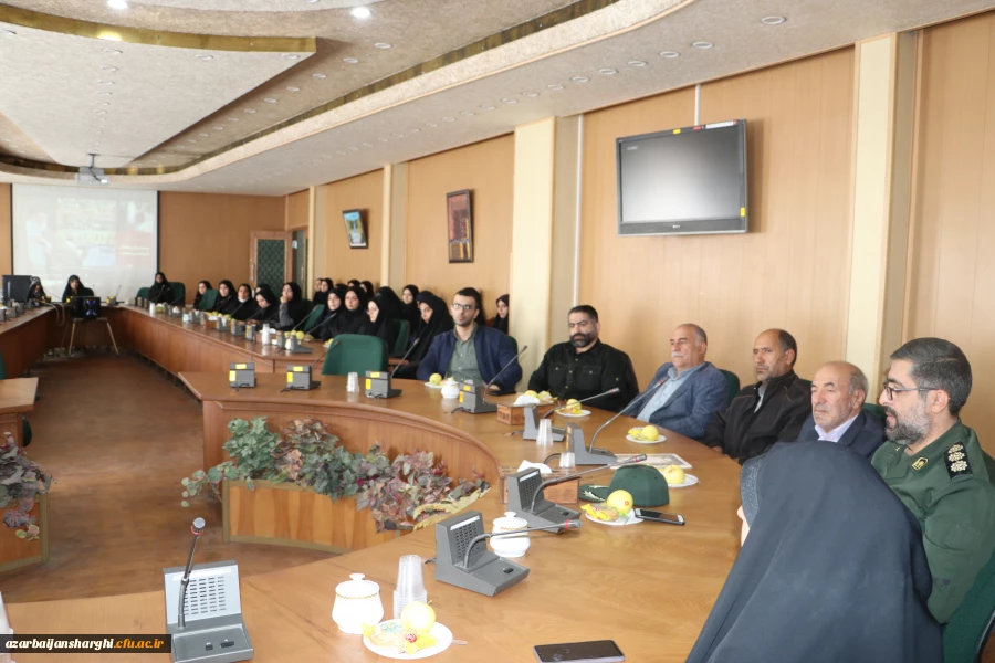 برنامه گرامیداشت هفته دفاع مقدس در دانشگاه فرهنگیان استان ردیس فاطمه الزهرا تبریز  8