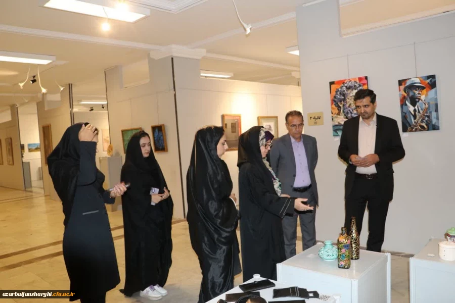 برگزاری نمایشگاه آثار هنری در استان آذربایجان شرقی 3