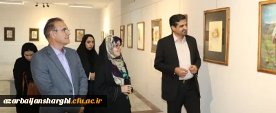 برگزاری نمایشگاه آثار هنری در استان آذربایجان شرقی