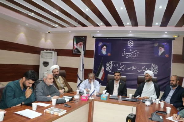 جلسه هماهنگی برگزاری اولین اجلاسیه شهدای دانشجو معلم دانشگاه فرهنگیان استان آذربایجان شرقی 6