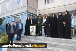 طراحی سیاه قلم چهره سردار شهید سید حسین امجدی توسط یگی از دانشجو معلمان پردیس فاطمه الزهرا (س) 9