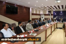 نشست صمیمی و هم اندیشی اعضای هیأت علمی با ریاست دانشگاه فرهنگیان آذربایجان شرقی  13