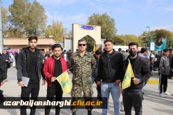 حضور گسترده خانواده بزرگ دانشگاه فرهنگیان در راهپیمایی ۱۳آبان ۱۴۰۳ 11