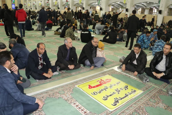 حضور درهمایش بزرگ حلقه های صالحین بسیج درمصلای تبریز 3