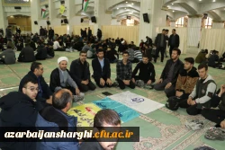 حضور درهمایش بزرگ حلقه های صالحین بسیج درمصلای تبریز 5