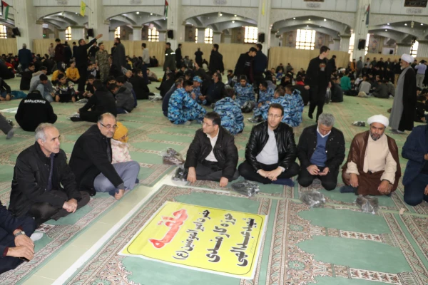 حضور درهمایش بزرگ حلقه های صالحین بسیج درمصلای تبریز 7