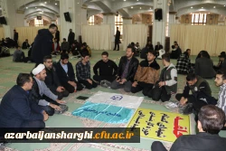 حضور دانشگاه فرهنگیان درهمایش بزرگ حلقه های صالحین بسیج درمصلای تبریز 7