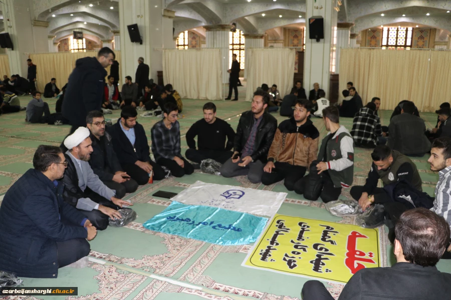 حضور دانشگاه فرهنگیان درهمایش بزرگ حلقه های صالحین بسیج درمصلای تبریز 7