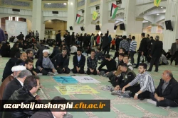 حضور دانشگاه فرهنگیان درهمایش بزرگ حلقه های صالحین بسیج درمصلای تبریز 9