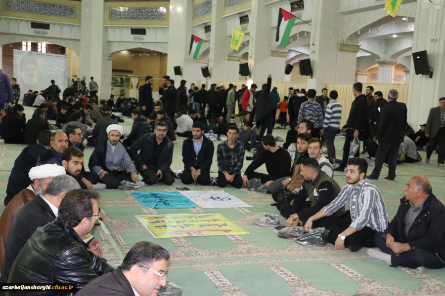 حضور دانشگاه فرهنگیان درهمایش بزرگ حلقه های صالحین بسیج درمصلای تبریز 9