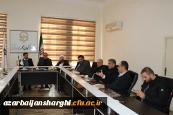 جلسه رفع کمبود فضاهای آموزشی، رفاهی و فرهنگی دانشگاه فرهنگیان  استان  با حضور مدیر کل آموزش وپرورش آذربایجان شرقی 
 3