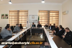 جلسه رفع کمبود فضاهای آموزشی، رفاهی و فرهنگی دانشگاه فرهنگیان  استان  با حضور مدیر کل آموزش وپرورش آذربایجان شرقی 
 3